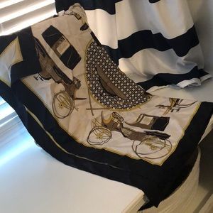 Hermès silk “Voiture” scarf